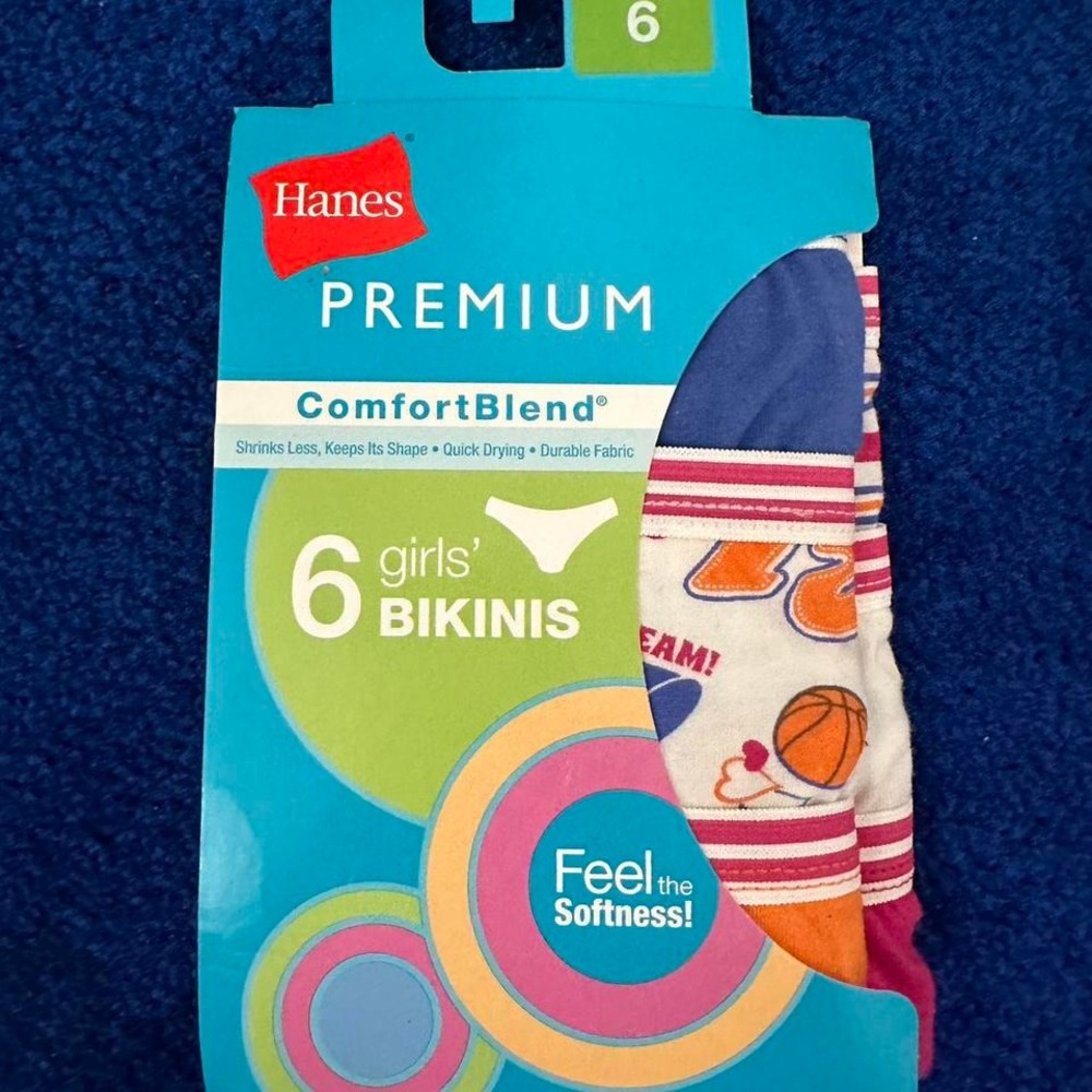 Hanes‎ girls' 6-pack bikinis underwear